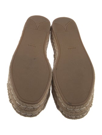 Prada Leather Espadrilles