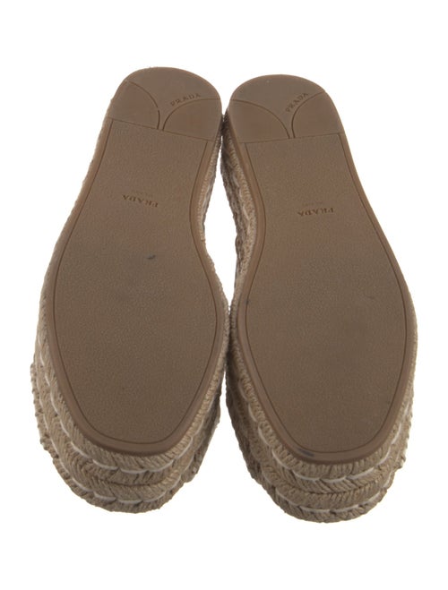 Prada Leather Espadrilles
