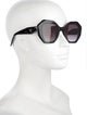 Prada Square Gradient Sunglasses
