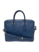 Prada Enameled Metal Triangle Travel Briefcase