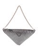 Prada Enameled Metal Triangle Triangle
