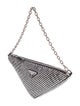Prada Enameled Metal Triangle Triangle