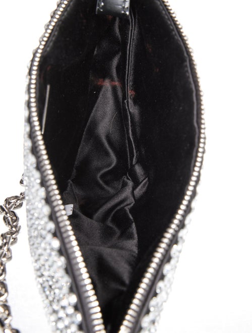 Prada Enameled Metal Triangle Triangle