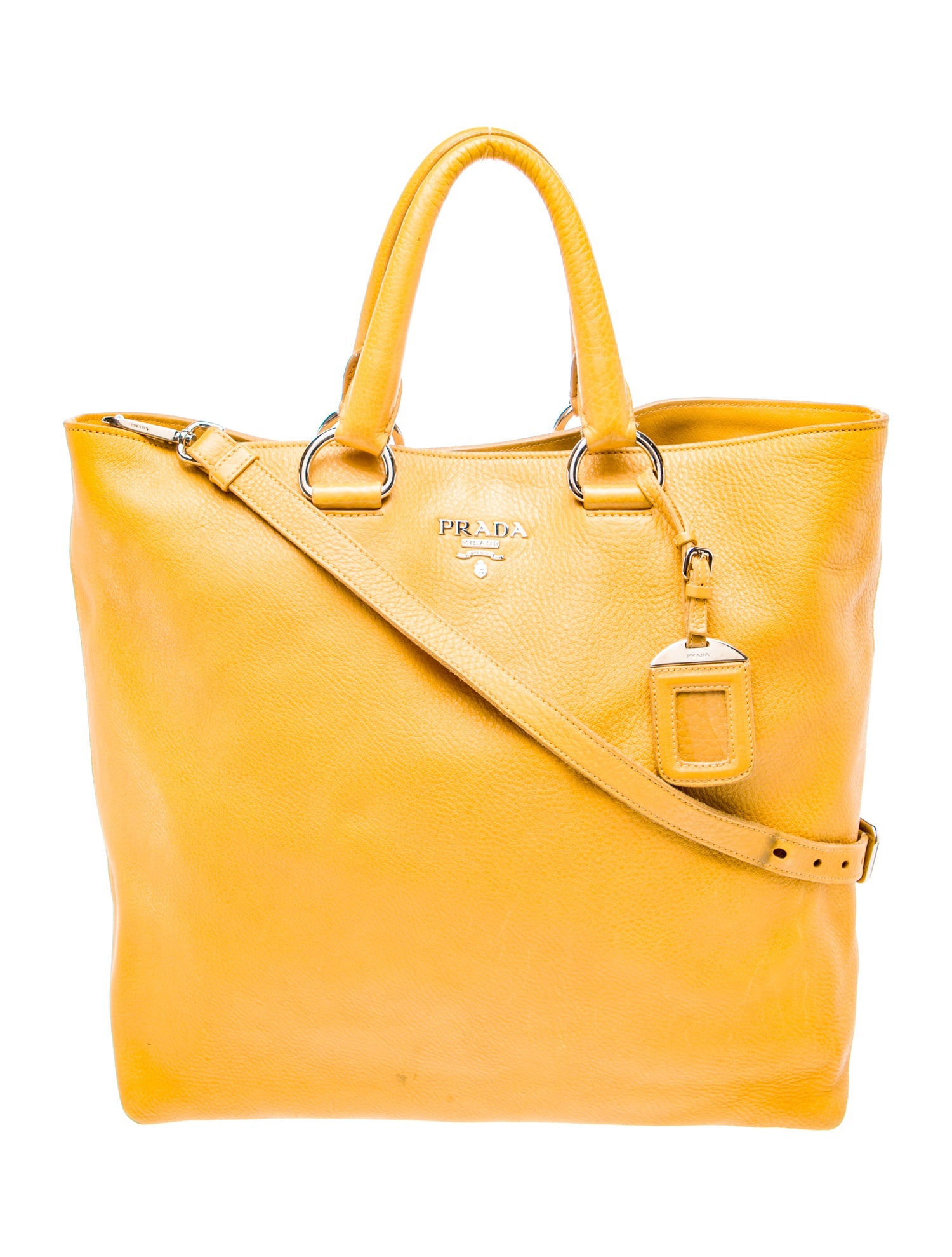 Prada Vitello Daino Leather Top Handle Bag