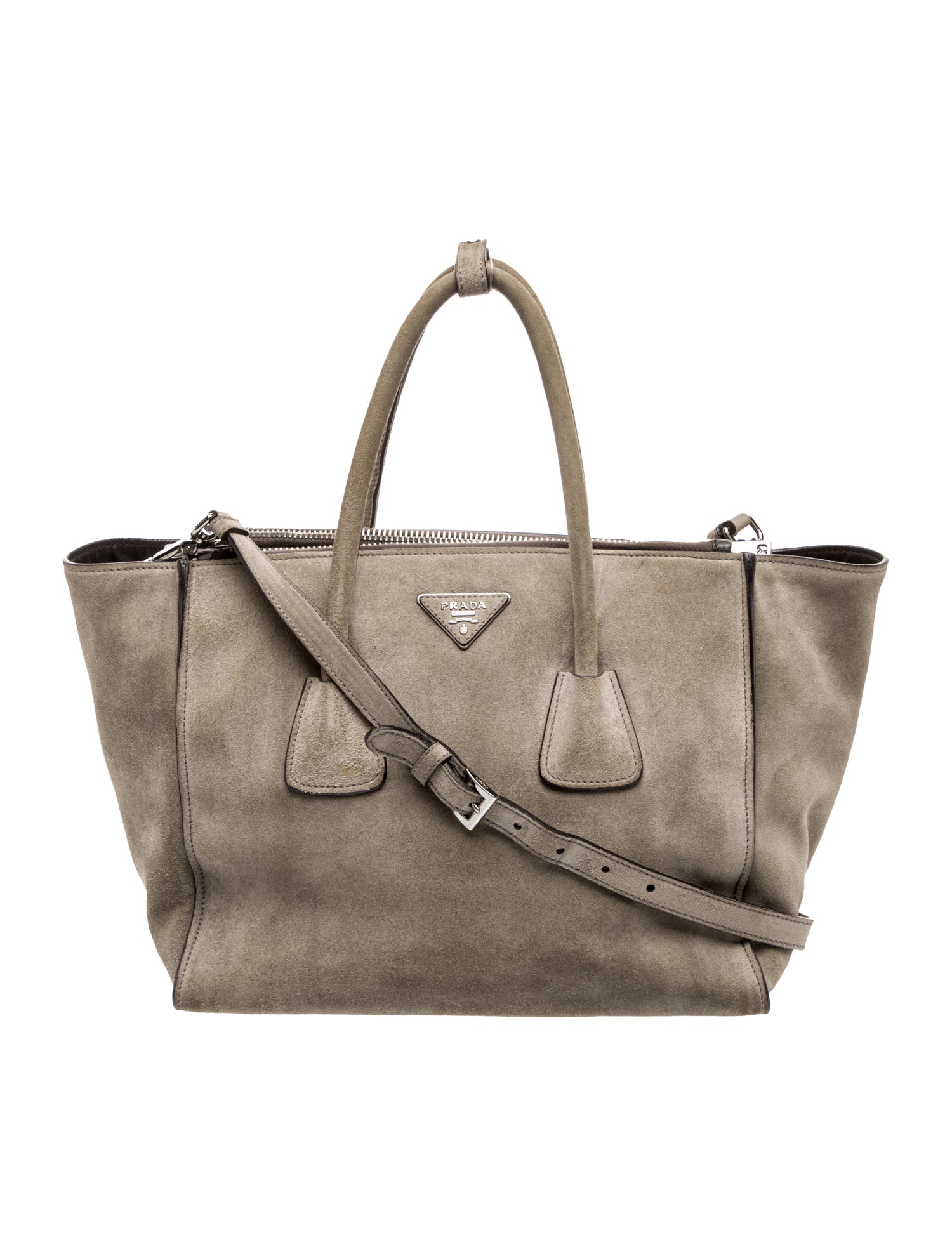 Prada Scamosciato Suede Twin Pocket