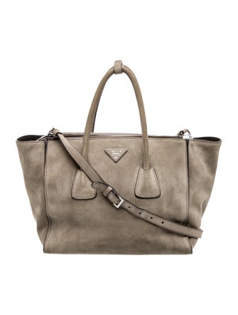 Prada Scamosciato Suede Twin Pocket