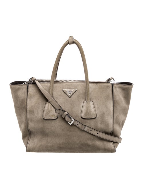 Prada Scamosciato Suede Twin Pocket