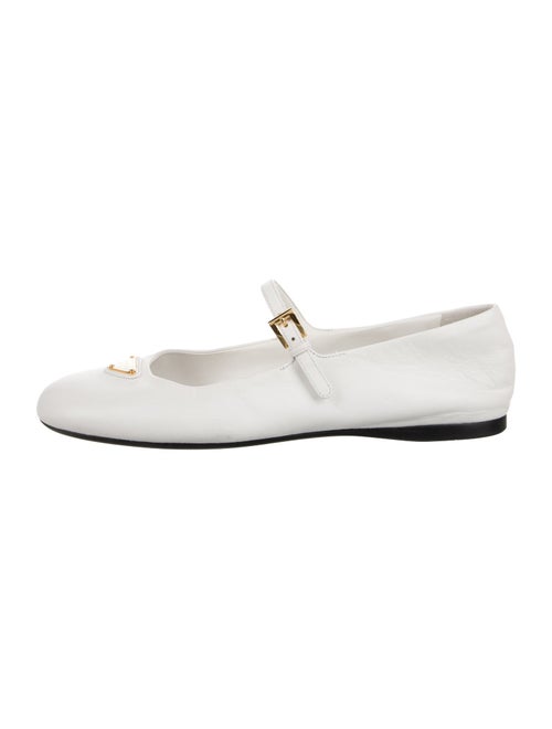 Prada Leather Mary Jane Flats