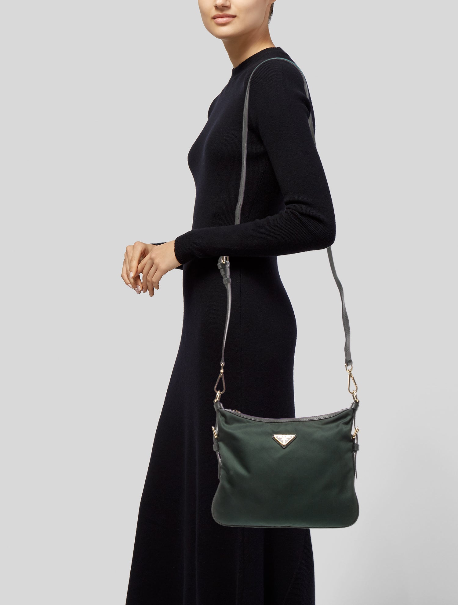 Prada Tessuto Nylon Messenger Bag