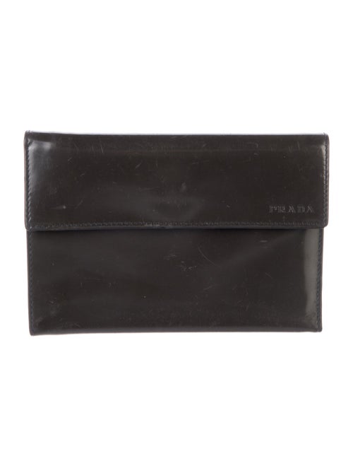 Prada Vernice Leather Bifold Wallet