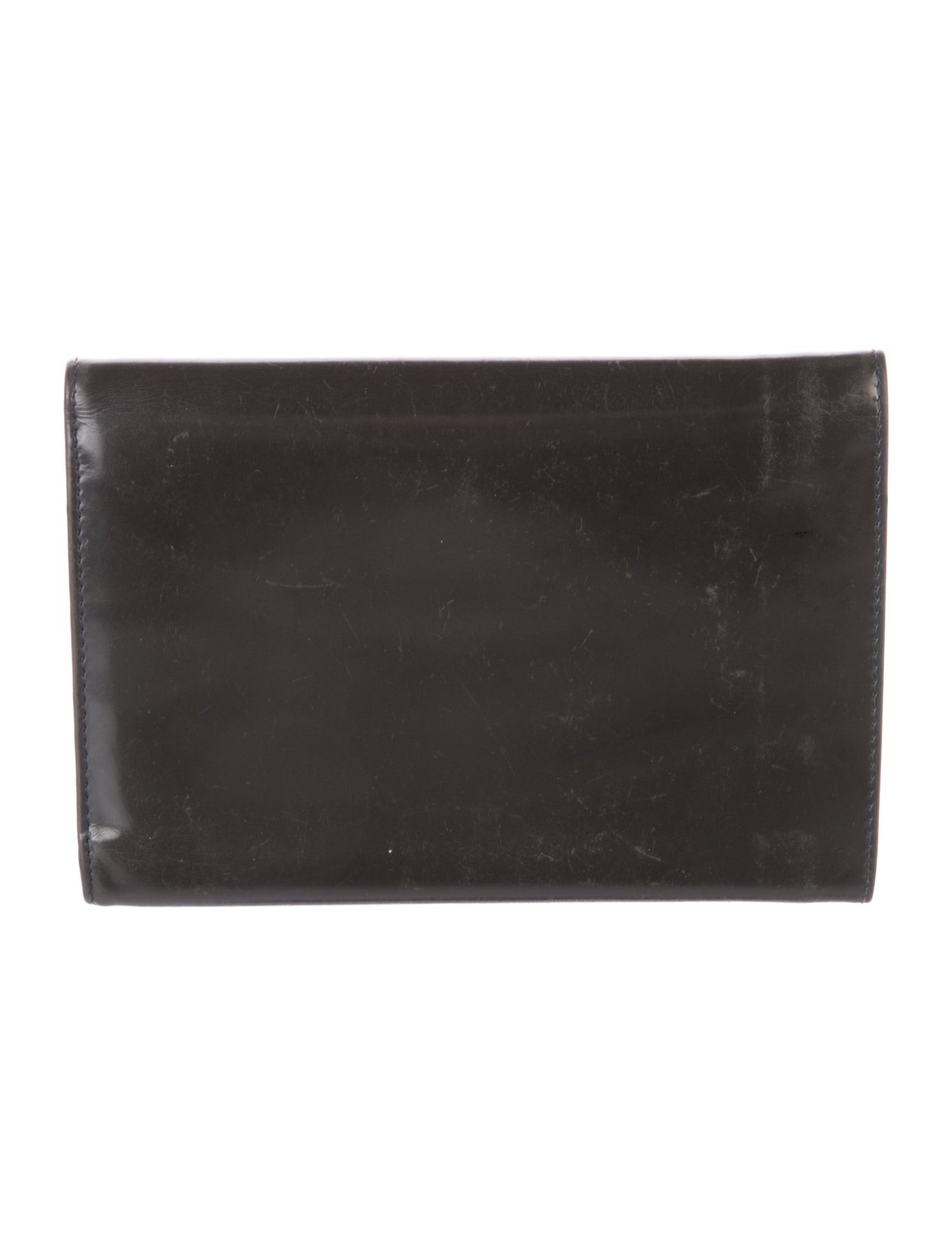 Prada Vernice Leather Bifold Wallet