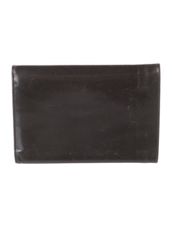 Prada Vernice Leather Bifold Wallet