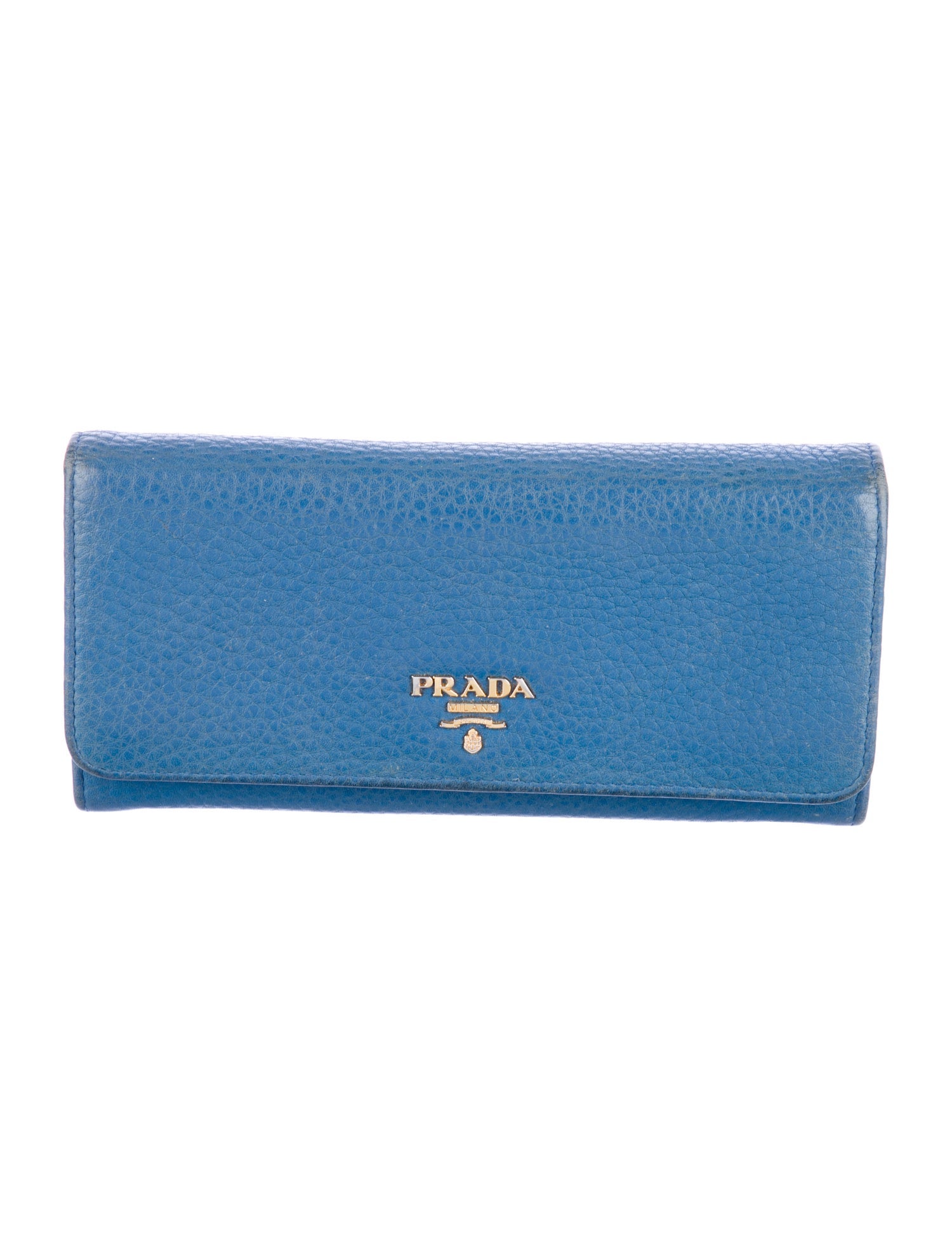 Prada Vitello Phenix Leather Continental Wallet