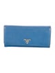 Prada Vitello Phenix Leather Continental Wallet