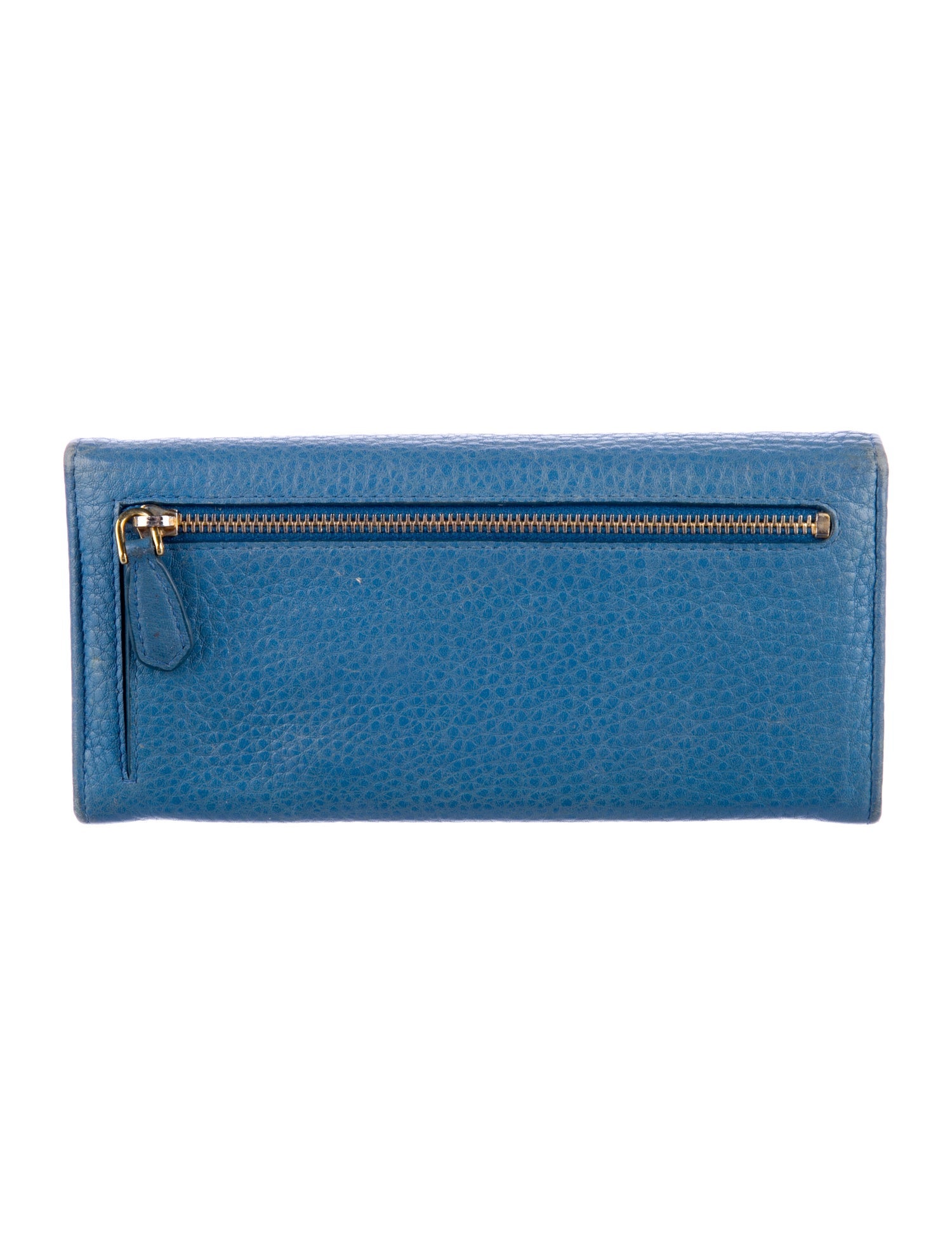 Prada Vitello Phenix Leather Continental Wallet