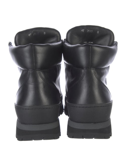 Prada Leather Lace-Up Boots