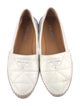 Prada Quilted Pattern Leather Espadrilles