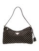 Prada Enameled Metal Triangle Hobo