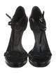 Prada Patent Leather T-Strap Sandals