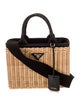 Prada Canvas Midollino Small