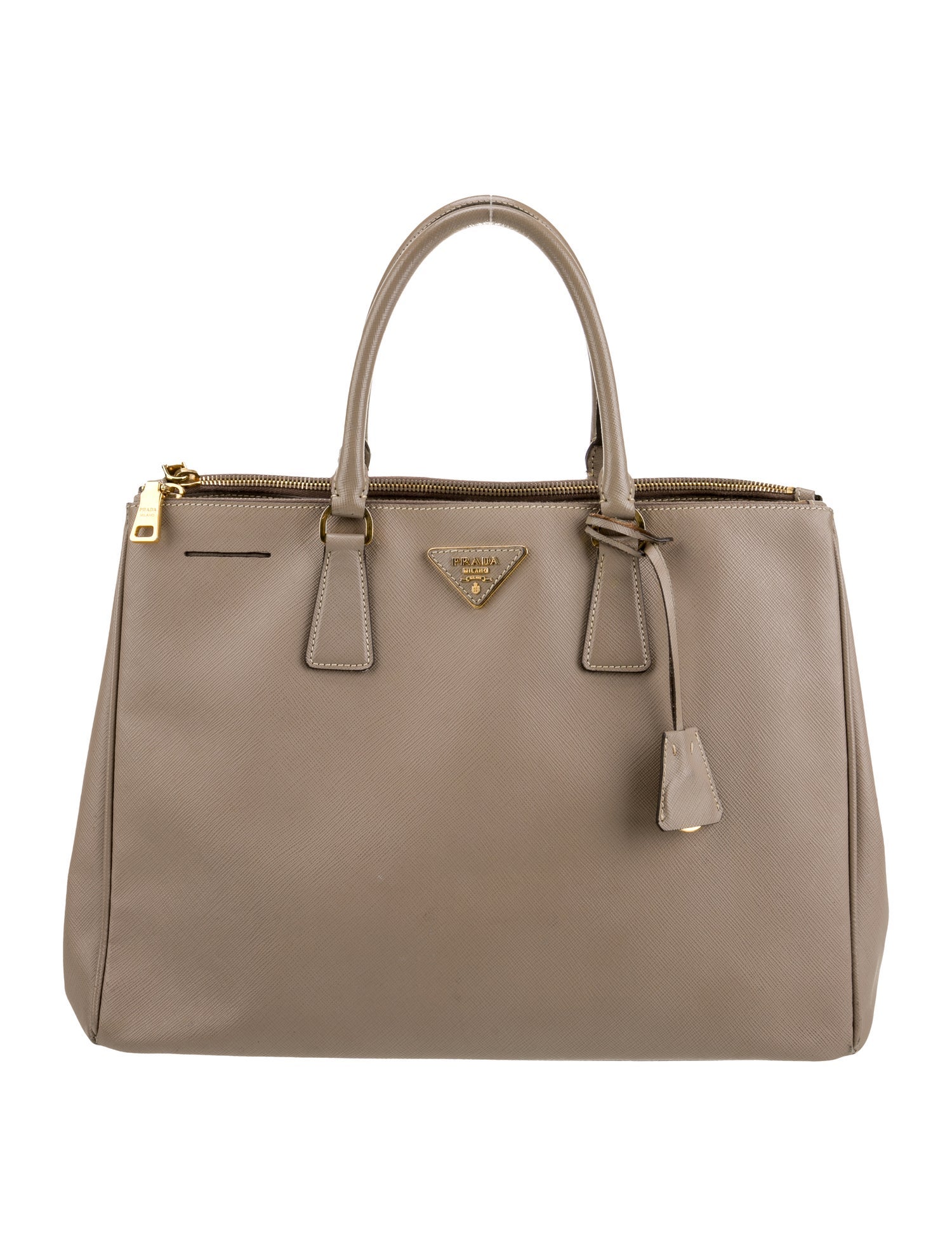 Prada Saffiano Cuir Leather Galleria Tote