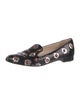 Prada Sequins Floral Print Loafers