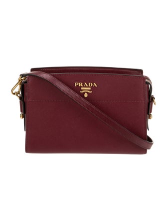 Prada Saffiano Cuir Leather Crossbody Bag
