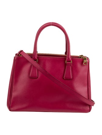 Prada Saffiano Cuir Leather Galleria Tote Small