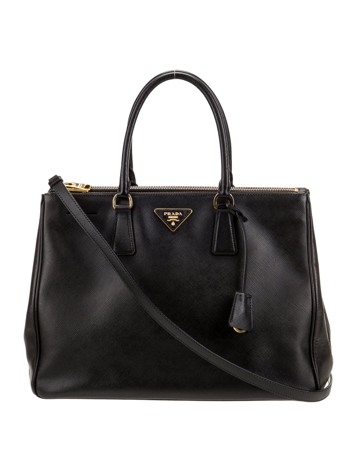 Prada Saffiano Cuir Leather Galleria Tote Large