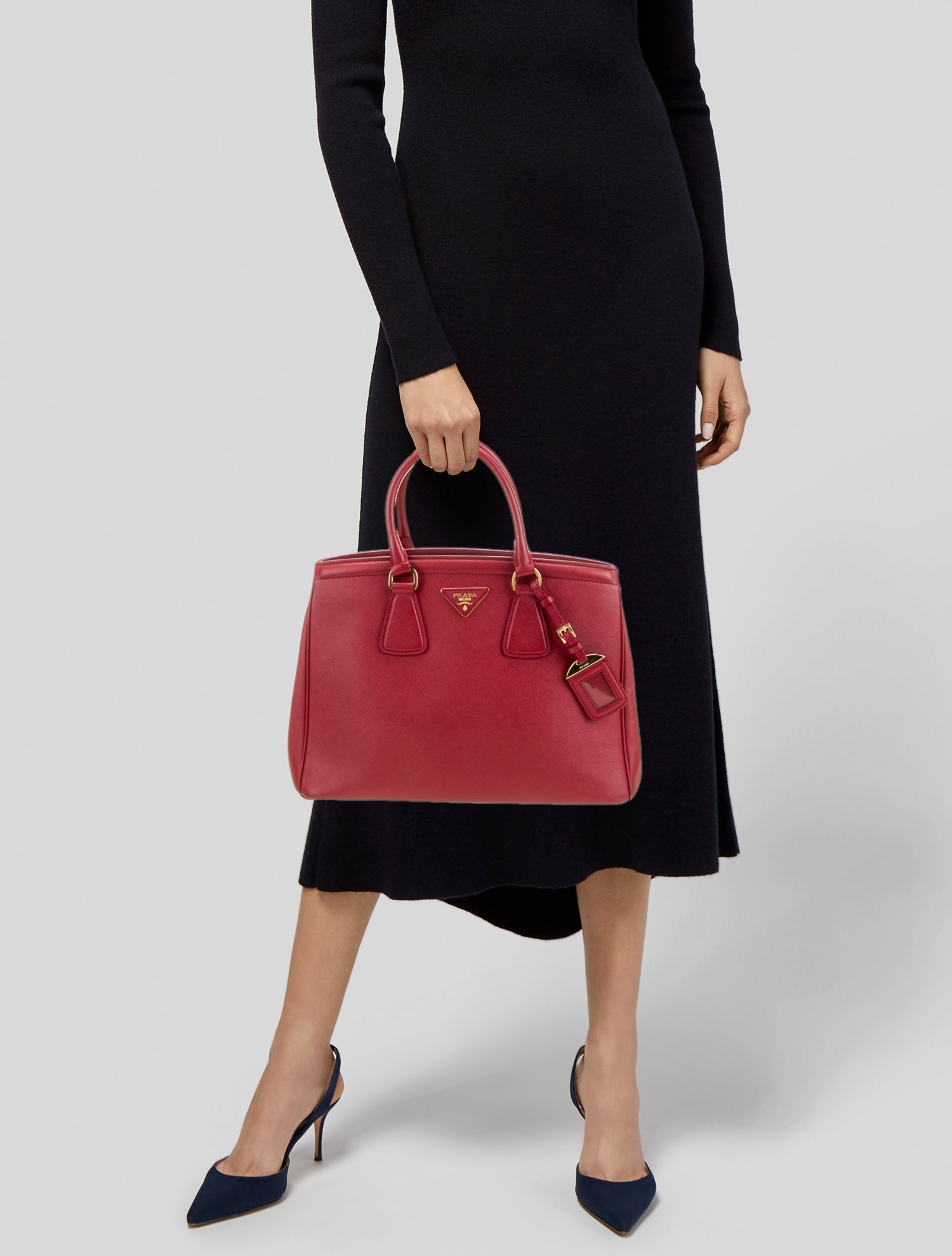 Prada Saffiano Lux Leather Parabole