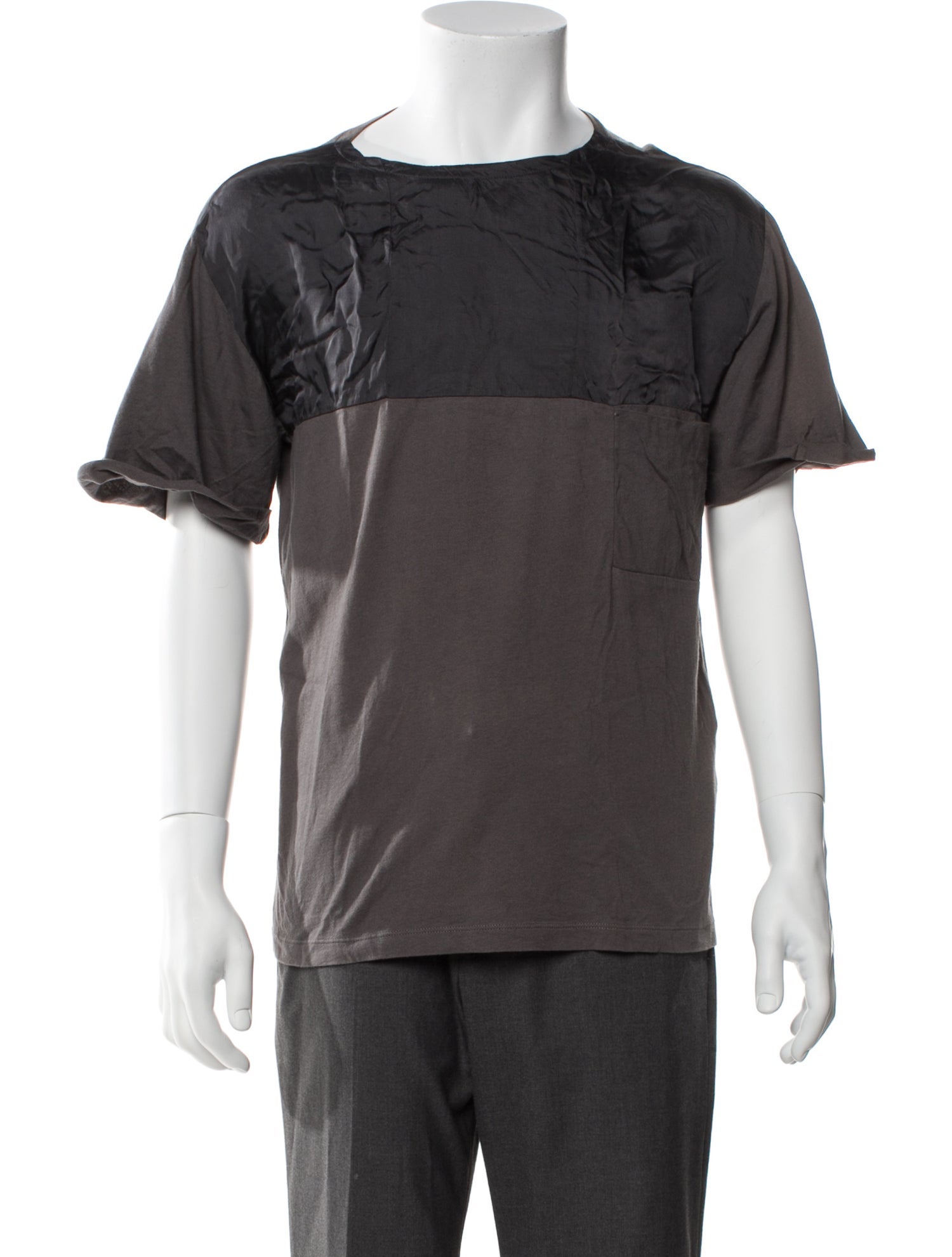 Prada Late 2000's - Early 2010's Colorblock Pattern T-Shirt