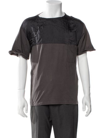 Prada Late 2000's - Early 2010's Colorblock Pattern T-Shirt