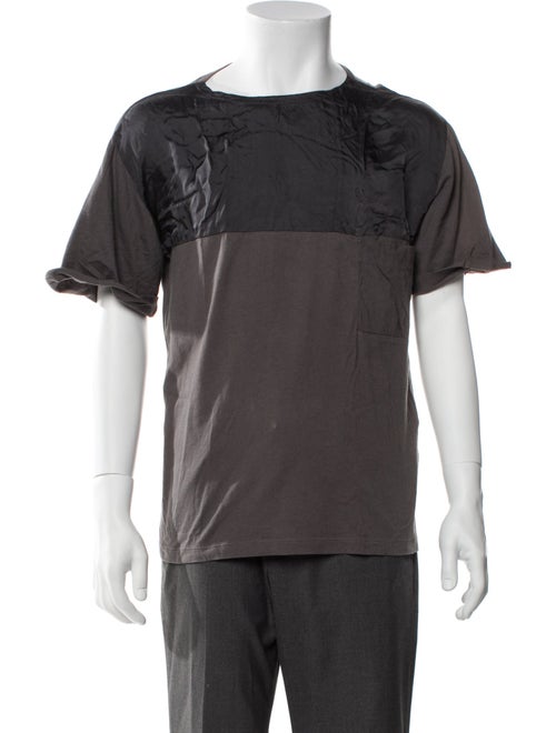 Prada Late 2000's - Early 2010's Colorblock Pattern T-Shirt