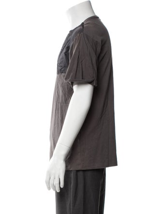 Prada Late 2000's - Early 2010's Colorblock Pattern T-Shirt