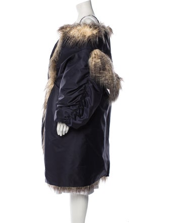 Prada 2021 Re-Nylon Faux Fur Coat