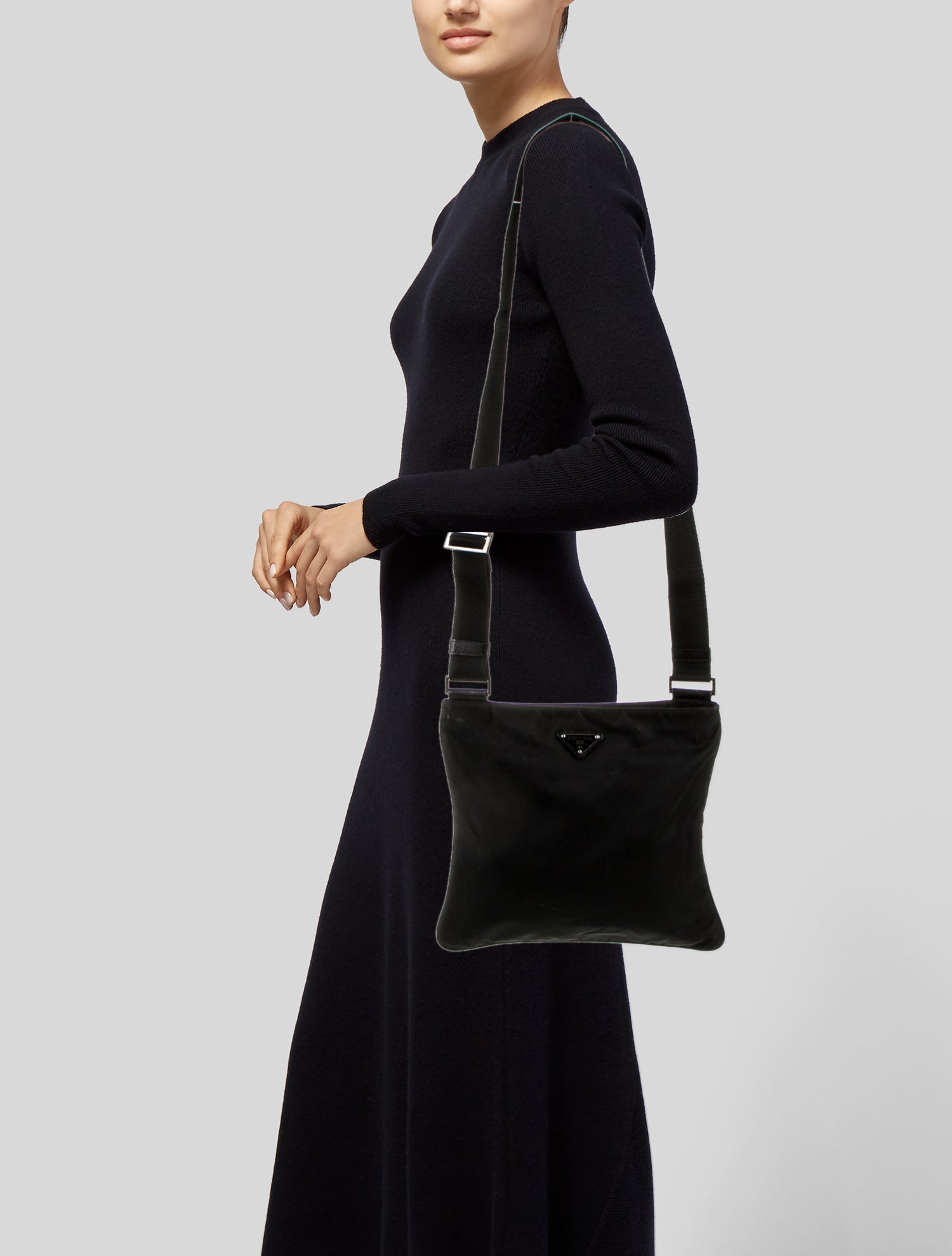 Prada Tessuto Nylon Messenger Bag