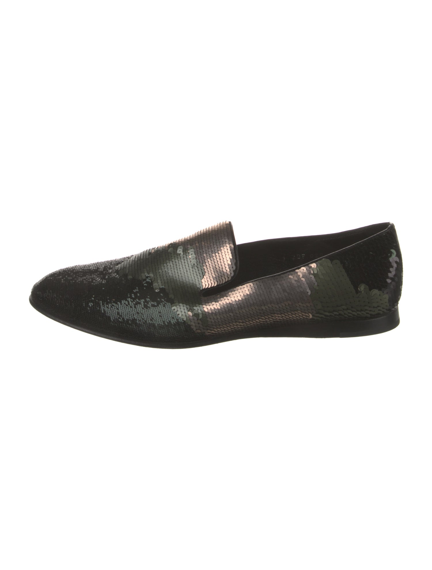 Prada Sequins Patterned Loafers
