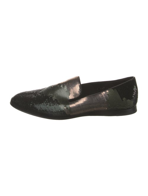 Prada Sequins Patterned Loafers