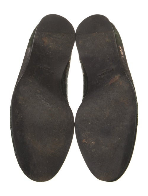 Prada Sequins Patterned Loafers