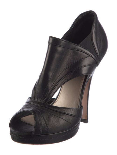 Prada Leather D'Orsay Pumps