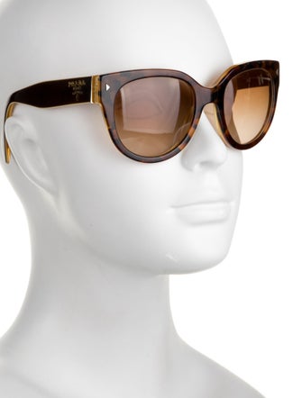 Prada Cat-Eye Tinted Sunglasses