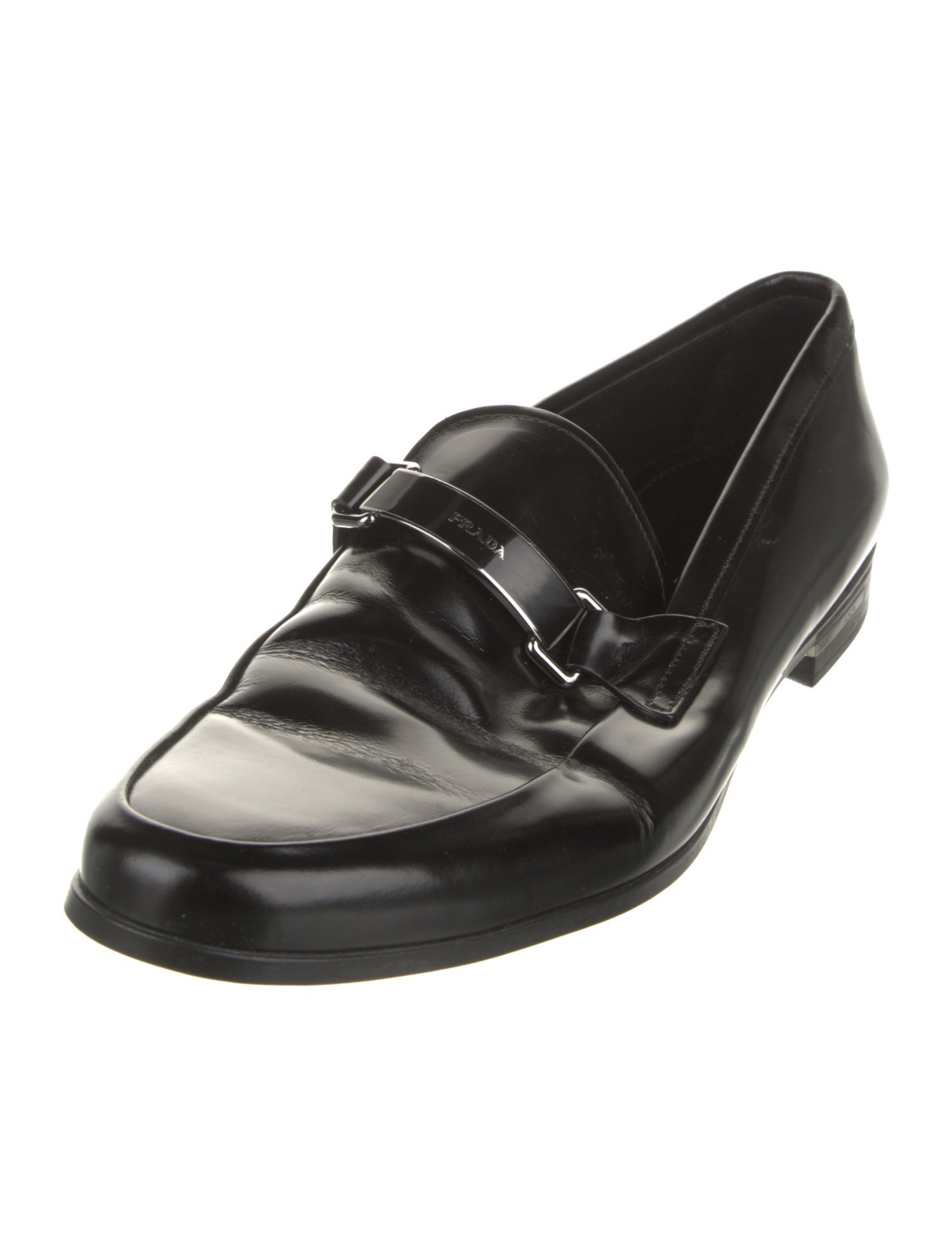 Prada Leather Dress Loafers