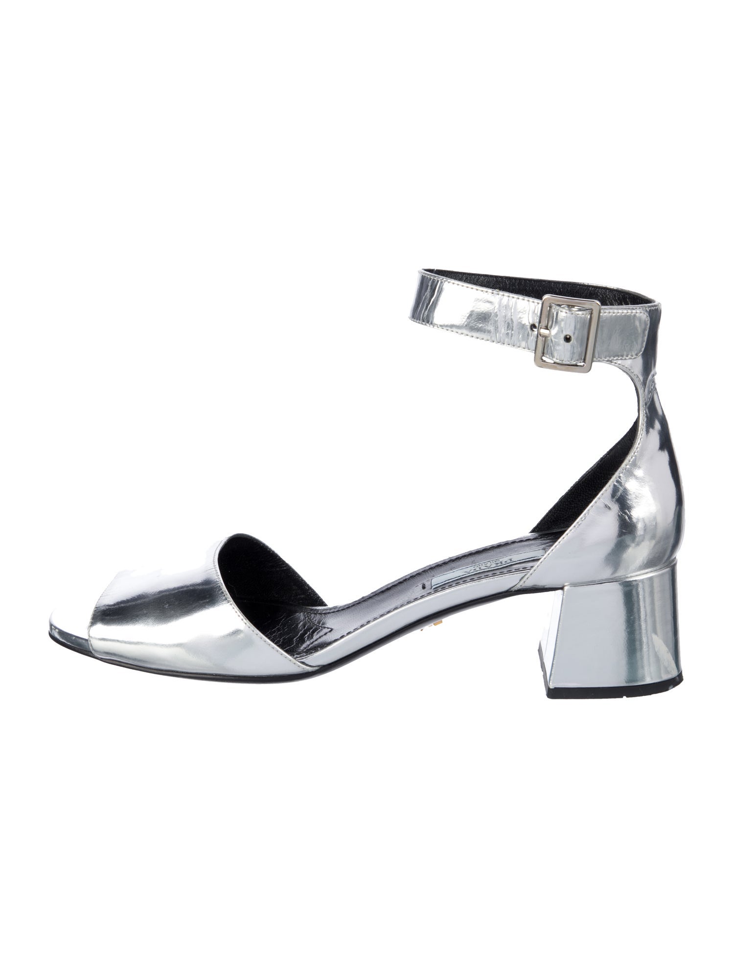 Prada Patent Leather Sandals