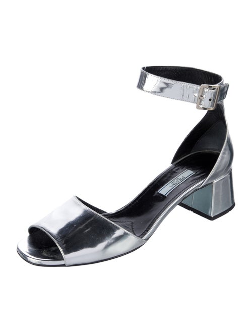 Prada Patent Leather Sandals