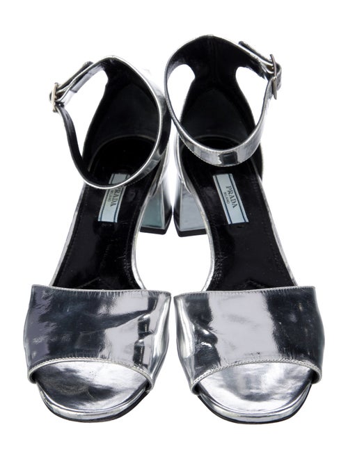 Prada Patent Leather Sandals
