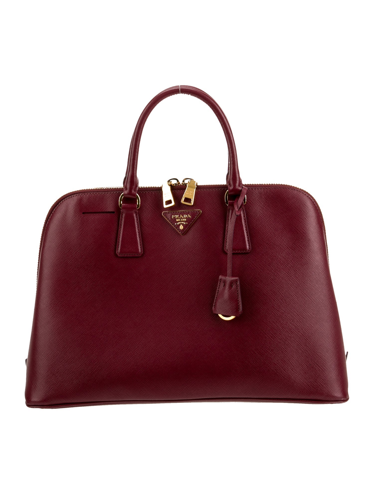 Prada Saffiano Lux Leather Top Handle Bag