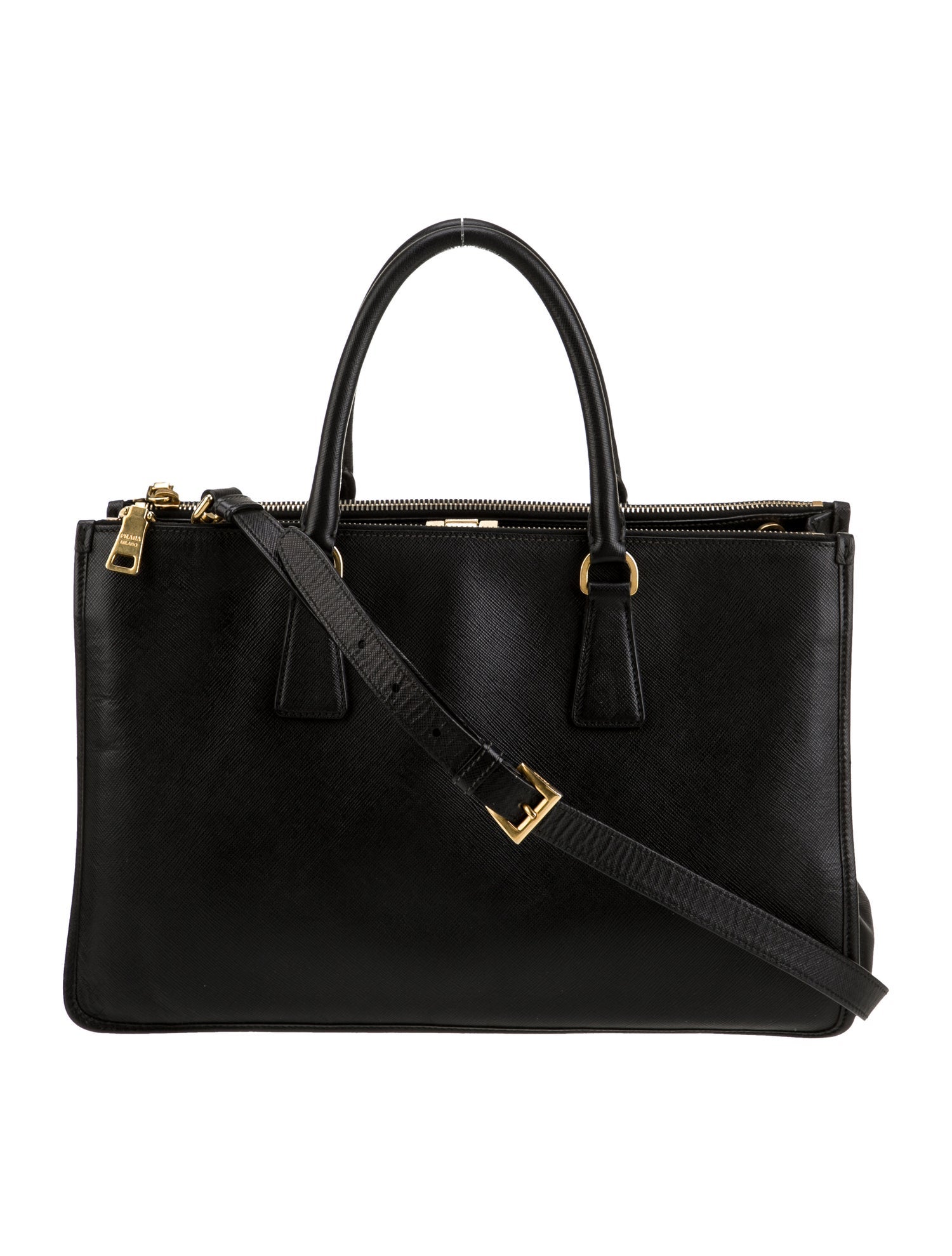 Prada Saffiano Leather Top Handle Bag