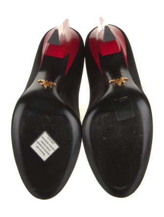 Prada Satin Slingback Pumps