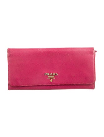 Prada Leather Continental Wallet