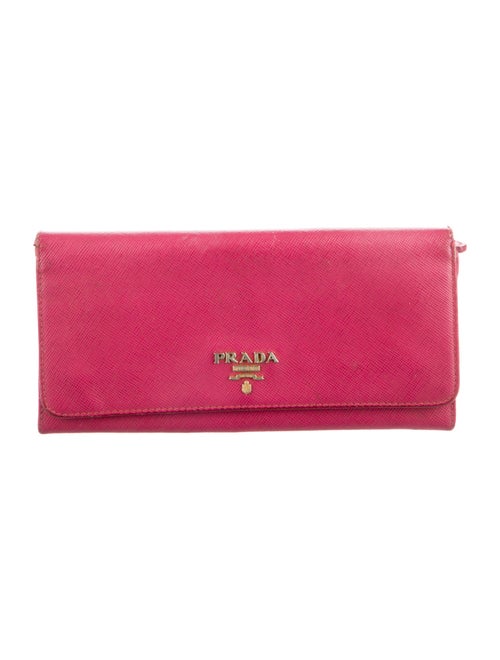 Prada Leather Continental Wallet